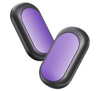 Lot de 2 chauffe-mains magnétiques rechargeables, ultra fins, légers et portables pour gants de poche, chauffe-mains de sports d'hiver, jusqu'à 8 heures pour gants de poche (violet)