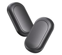 Lot de 2 chauffe-mains magnétiques rechargeables, ultra fins, légers et portables pour gants de poche, 3 vitesses réglables, accessoires de sports d'hiver et de golf (noir A)