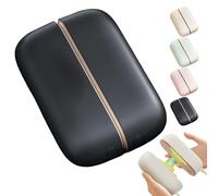 Lot de 2 chauffe-mains magnétiques rechargeables, ultra fins, légers et portables pour gants de poche, 3 vitesses réglables, accessoires de sports d'hiver et de golf (noir)