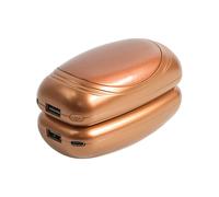 Lot de 2 chauffe-mains rechargeables, 3600 mAh, chargement USB et batterie externe, compatibles avec les appareils USB-C