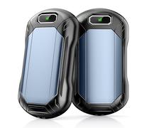 Lot de 2 chauffe-mains rechargeables de 8000 mAh, chauffages de poche électriques portables, chauffages sûrs double face, chauffe-mains réutilisables pour l'extérieur, la chasse, le golf, le camping,