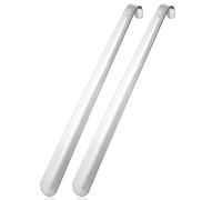 lot de 2 chausse-pieds en acier inoxydable | 42cm chausse-pied | chausse-pied en métal | Modèle solide | Chausse-pied en métal avec trous pour le suspendre