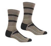 Lot de 2 chaussettes de trekking d'extérieur Regatta Samaris pour hommes 39-42