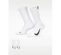 Lot de 2 chaussettes Nike Court Multiplier Tennis Crew rembourrées SK0118-100...