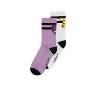 Lot de 2 chaussettes Pokemon Femmes Têtes 35-38