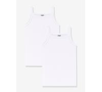 Petit Bateau Fille Chemises à bretelles A01F9 Lot de 2 Blanc 5 ans Variante 1