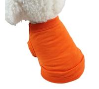 Lot de 2 Chemises for Animaux de Compagnie, Gilets Doux et Fins, for Petits, Moyens et Grands Chiens(Orange,M)