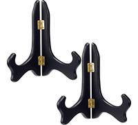 Lot de 2 chevalets noirs de 20,3 cm en bois noir - Chevalets en bois (20,3 cm)
