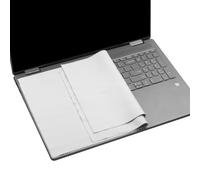 Lot de 2 chiffons de nettoyage en microfibre de 17 à 17,3" avec protection d'écran et clavier pour HP/DELL/Lenovo/ASUS/Acer/Samsung/MSI/LG, etc. (Compatible avec ordinateurs portables de 17 à 17,3