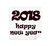 Lot de 2 Chiffons de Nettoyage pour écran de téléphone 2018 Happy New Year