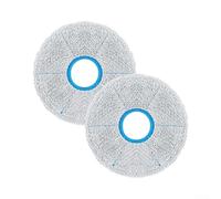 Lot de 2 chiffons de rechange compatibles avec aspirateur robot Dreame Matrix10 Ultra, matériau en microfibre pour un nettoyage efficace du sol, installation facile