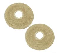 Lot de 2 chiffons de rechange pour robot aspirateur MOVA MOBIUS 60, serpillères humides en microfibre, lavables et réutilisables (serpillère en peluche)