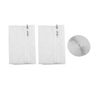 Lot de 2 chiffons d'étanchéité de fenêtre pour unités climatisées portables avec accès au tuyau d'échappement via le joint inférieur à fermeture éclair et le joint supérieur non zippé pour couverture