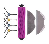 Lot de 2 chiffons lavables pour Eureka E20 Plus | Poils en nylon, éliminent la saleté, pour sols durs, tapis, montage facile, design durable