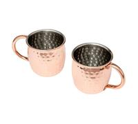 Lot de 2 Chopes ""Moscow Mule"" 47 ronze