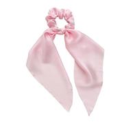 Lot de 2 chouchous à cheveux - Nœud - Ceinture à cheveux - Élastiques - Satin - Couronne de cheveux - Support de queue de cheval - Élastique - Bandeau pour cheveux - Rose clair