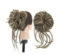 Lot de 2 chouchous longs for chignon en désordre, postiche ondulé, serre-tête Ponytail Extension(Brown Blonde)