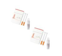 Lot de 2 cigarettes à bulles pour soulager le stress, fausses bulles de fumée, cadeau d'anniversaire, de Nouvel An, pour homme et femme (H)