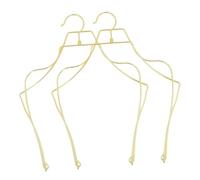 Lot de 2 cintres en fil métallique pour maillot de bain pour femme - Présentoir de bikini et lingerie pour la maison et le magasin et accessoires de maillots de bain peu encombrants