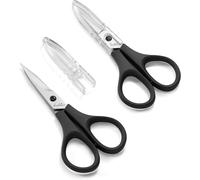 Lot De 2 Ciseaux De Couture Et De Broderie Légers (2 Pièces)Couture,Broderie,Découpe De Papier,Travaux ManuelsAcier InoxydableHousse De Protection (10 Cm)
