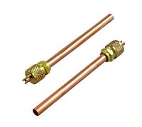 Lot de 2 clapets anti-retour for réfrigérateur, tête de remplissage de réfrigérant, connecteur rapide de 125 mm, accessoires de réfrigération