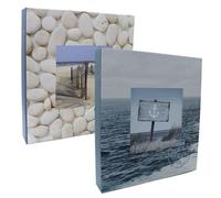Lot de 2 classeurs photos Ariane Ocean Vibes à pochette pour 400 photos 11x15