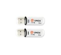 Lot de 2 clé USB 32Go USB 2.0 32GB 32 GB Pen Drive USB 2.0 Flash Stick noire blanche