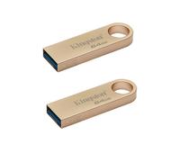 Lot de 2 Clé USB Kingston DataTraveler SE9 Gen 3 - 64Go 220MB/s Métal Clé USB 3.2 Gen 1 - Dorée
