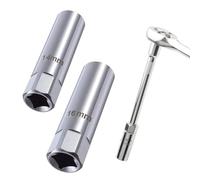 Lot de 2 clés à bougie d'allumage ougie d'allumage 14 mm et ougie d'allumage 16 mm, jeu de clés à bougie d'allumage, jeu de clés à bougie d'allumage, de qualité supérieure et précise,