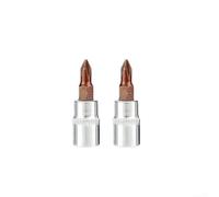 Lot de 2 clés à douille avec PH1 PH2 PH3 pour PZ1 pour PZ2 PZ3 Embouts de tournevis essentiels pour travaux électriques (PH1)