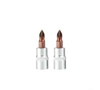Lot de 2 clés à douille avec tige de 6,35 mm, embouts de tournevis en acier au chrome vanadium PH1 PH2 PH3 compatibles avec PZ1 PZ2 PZ3 pour électricien mécanicien (PZ1)