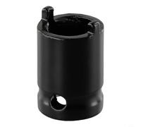 Lot de 2 clés à douille pour meuleuse d'angle avec interface de 1,27 cm, outil de retrait de plaque de pression en acier au chrome vanadium pour libération d'écrou de bride, compatible avec