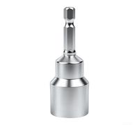 Lot de 2 clés à douille pour tige de plafond, 6 mm et 8 mm pour perceuse à verrouillage interne CR-V pour une installation rapide, écrou robuste pour perceuses électriques (6 mm)