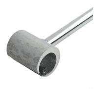 Lot de 2 clés à molette pour réparation de charnière de porte - Outil robuste pour charnières de drapeau de 8 à 25 mm, convient aux portes coupe-feu, de sécurité et de salle blanche, argent