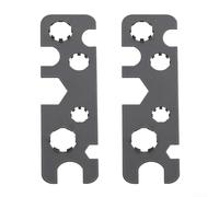 Lot de 2 clés à noyau d'aérateur en acier inoxydable pour une utilisation dans le service de robinet, y compris les aérateurs de robinet d'eau froide et chaude