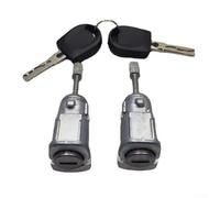 Lot de 2 clés cylindriques de serrure de porte avant gauche et droite pour serrure de porte de véhicule avec référence OEM 3B0837167 3B0837168