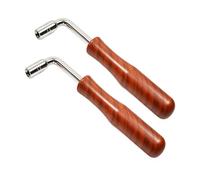 Lot de 2 clés d'accordage octogonales professionnelles pour pianos et instruments à percussion en acier inoxydable robuste et ABS accordage ergonomique en acier inoxydable ABS