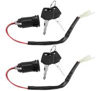 Lot de 2 clés d'allumage, Interrupteur de démarrage à 2 fils 34 cm/13,4 pouces pièces de rechange universelles pour accessoires de scooter électrique