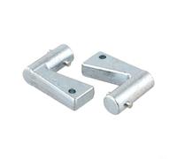 Lot de 2 clés de déconnexion isolateur de batterie pour machines JCB 47401 - Remplacement direct pour pelleteuses JCB 57C 1 T3 65R 1 67C 1 8026 CTS 8045ZTS 8055ZTS