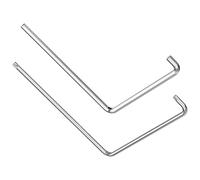 Lot de 2 clés de fixation de fenêtre en acier résistantes à l'usure pour un entretien précis du matériel de porte en acier