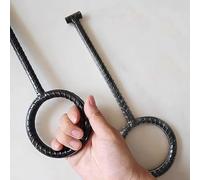 Lot de 2 clés de levage robustes pour couvercle de trou d'égout, levier et ouvre-compteur d'eau, outil de levage de grille de 50 cm pour un accès et un retrait faciles des canalisations