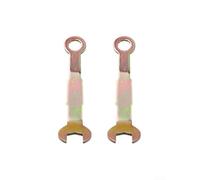 Lot de 2 clés de porte de poche de 0,95 cm, 2 clés à combinaison pour portes de placard à deux volets et portes coulissantes, outil compact de 7,6 cm avec galvan