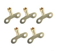 Lot de 2 clés de purge de radiateur en métal conçues pour des systèmes de chauffage efficaces pour une durabilité et une compacité sans outils supplémentaires adaptées à plusieurs types de radiateurs