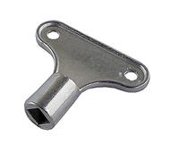 Lot de 2 clés de radiateur de zinc, Lot de 2