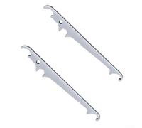 Lot de 2 clés de réglage de fenêtre en acier chromé pour roulements d'angle conçues pour un réglage précis et mécanique soutenu