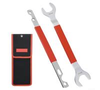 Lot de 2 clés d'embrayage de ventilateur 32 mm et 36 mm pour réparations automobiles, clés en acier avec prise en main améliorée et sac de rangement (A)