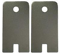 Lot de 2 clés en métal à double broche pour distributeur de papier toilette et essuie-mains Tork, Lotus et autres