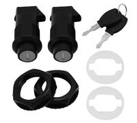 Lot de 2 clés rigides pour sacoches de moto - Serrure de sac de selle rigide - Clé de verrouillage de parc - Serrures de sacoches rigides et clés