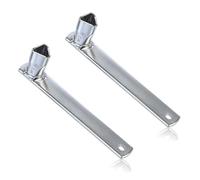 Lot de 2 clés triangulaires M12 pour poteaux d'arrêt, clés de borne triangulaires pour poteaux d'arrêt, clés de borne universelles triangulaires pour armoires e pompier e poteau galvanisée