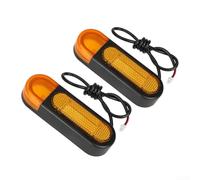 Lot de 2 clignotants arrière LED pour Smartgyro K2, 12 V, étanches, avec autocollants réfléchissants, compacts, 110 x 36 x 20 mm, légers, 82 g